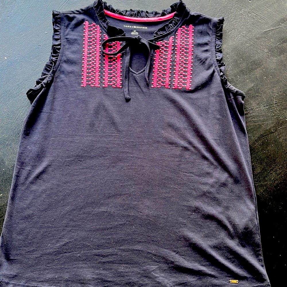 Tommy Hilfiger embroidered top